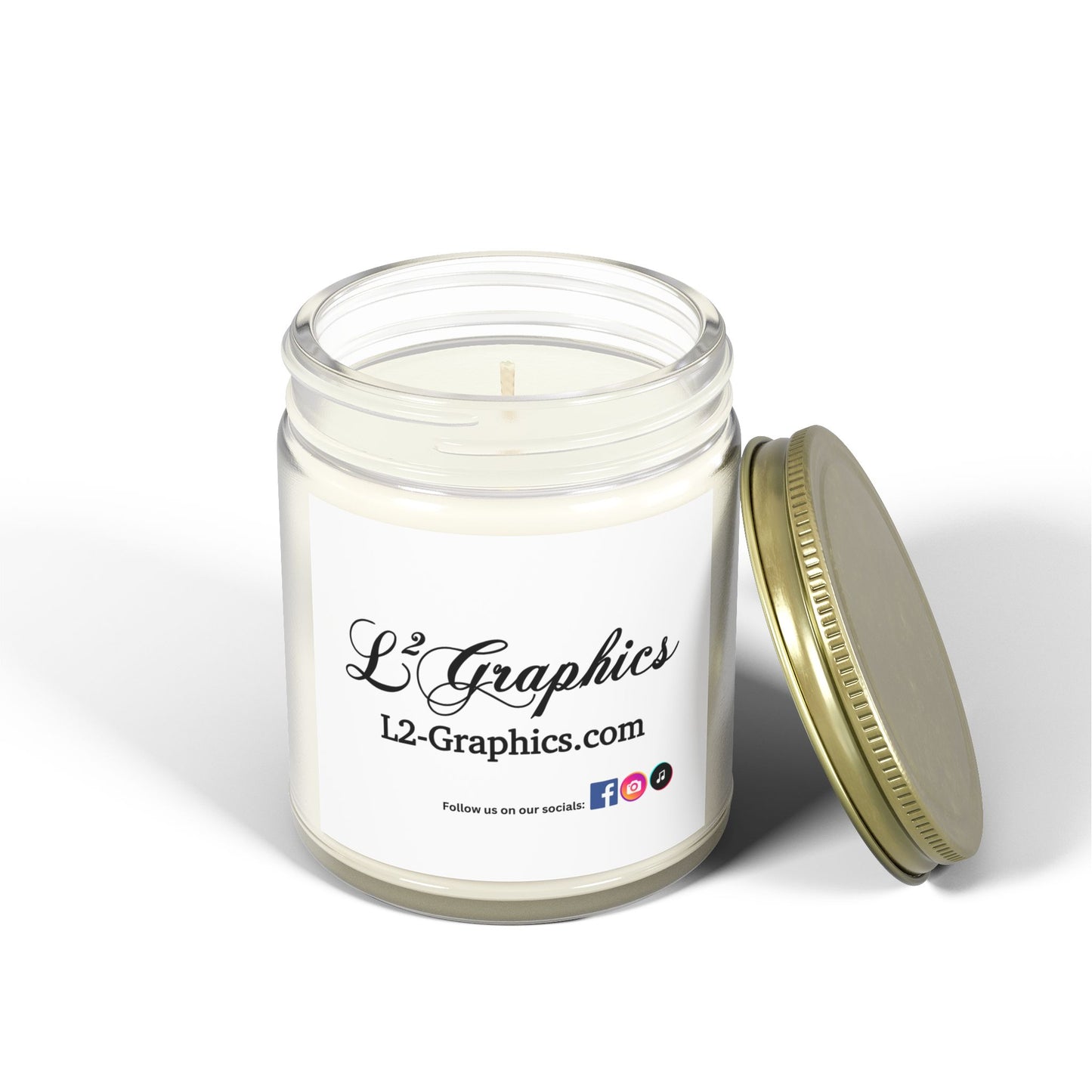 Scented Candles, Coconut Apricot Wax (4oz, 9oz)