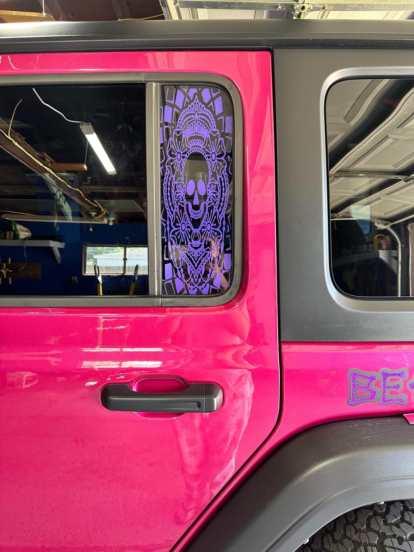 Skull Window Decal Set