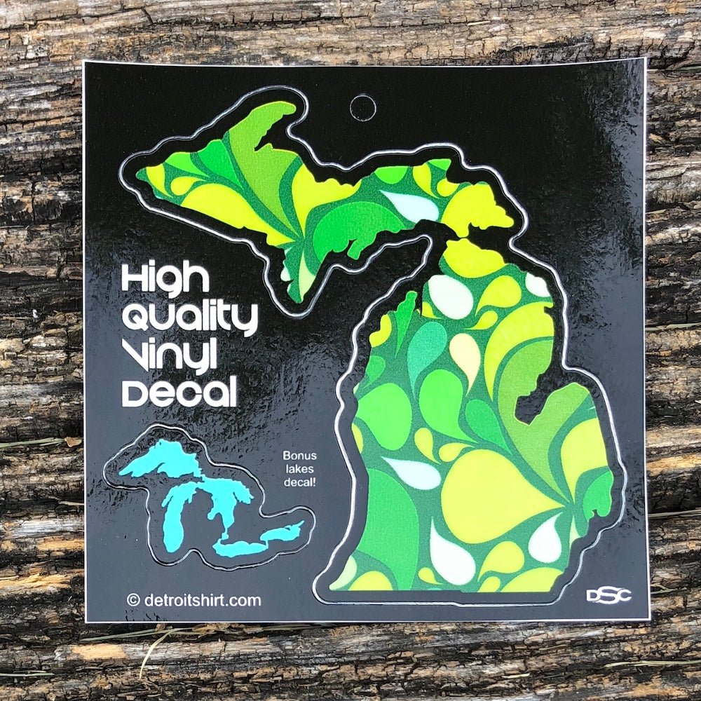 Sticker - Michigan Green Fields Shape