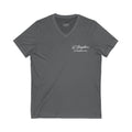 Unisex V-Neck Tee - Casual Comfort for Everyday Wear, Summer Tops, Gift for Him/Her, Relaxed Style, Fashionable T-Shirt