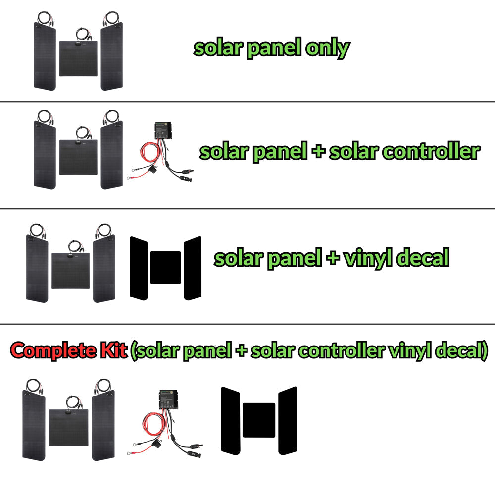 Toyota 4Runner 4th&5th Gen(2003-2024) with Scoop Lensun 80W Hood Solar Panel