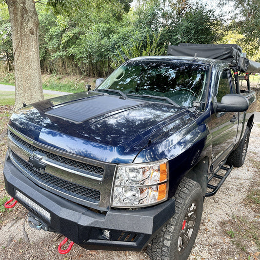 Chevrolet Silverado 1500 3rd Gen(2007-2013) Lensun 75W Hood Solar Panel