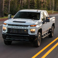 Chevrolet Silverado 2500HD with Scoop(2019-Present) Lensun 75W Hood Solar Panel