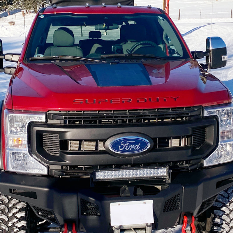 Ford Super Duty 4th Gen(2017-2022) F250 Lensun 65W Hood Solar Panel