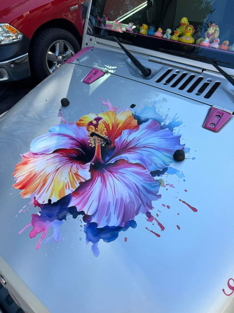 Custom Hood Decal