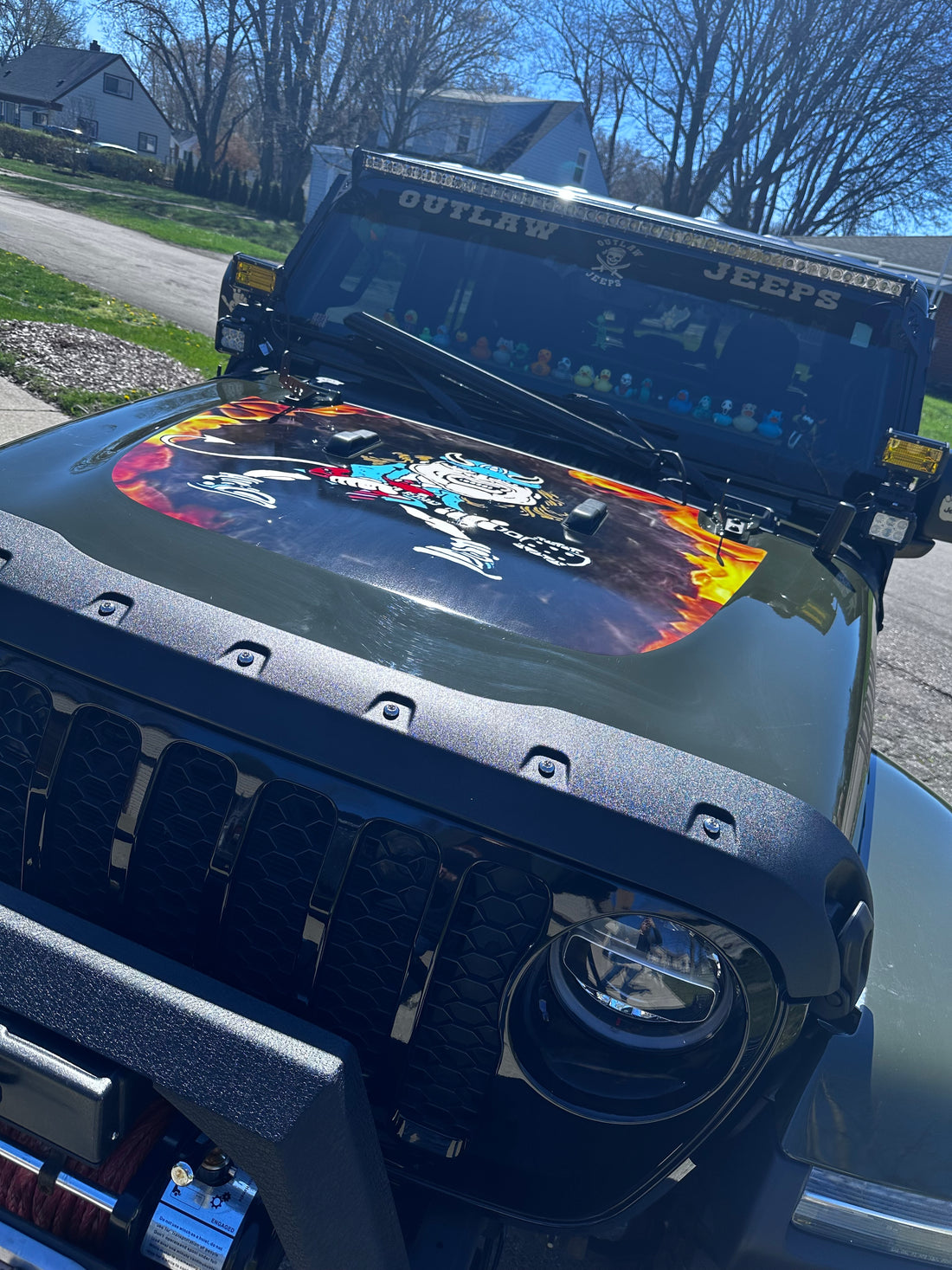 Custom Hood Lettering Custom Hood Decal – L2 Graphics
