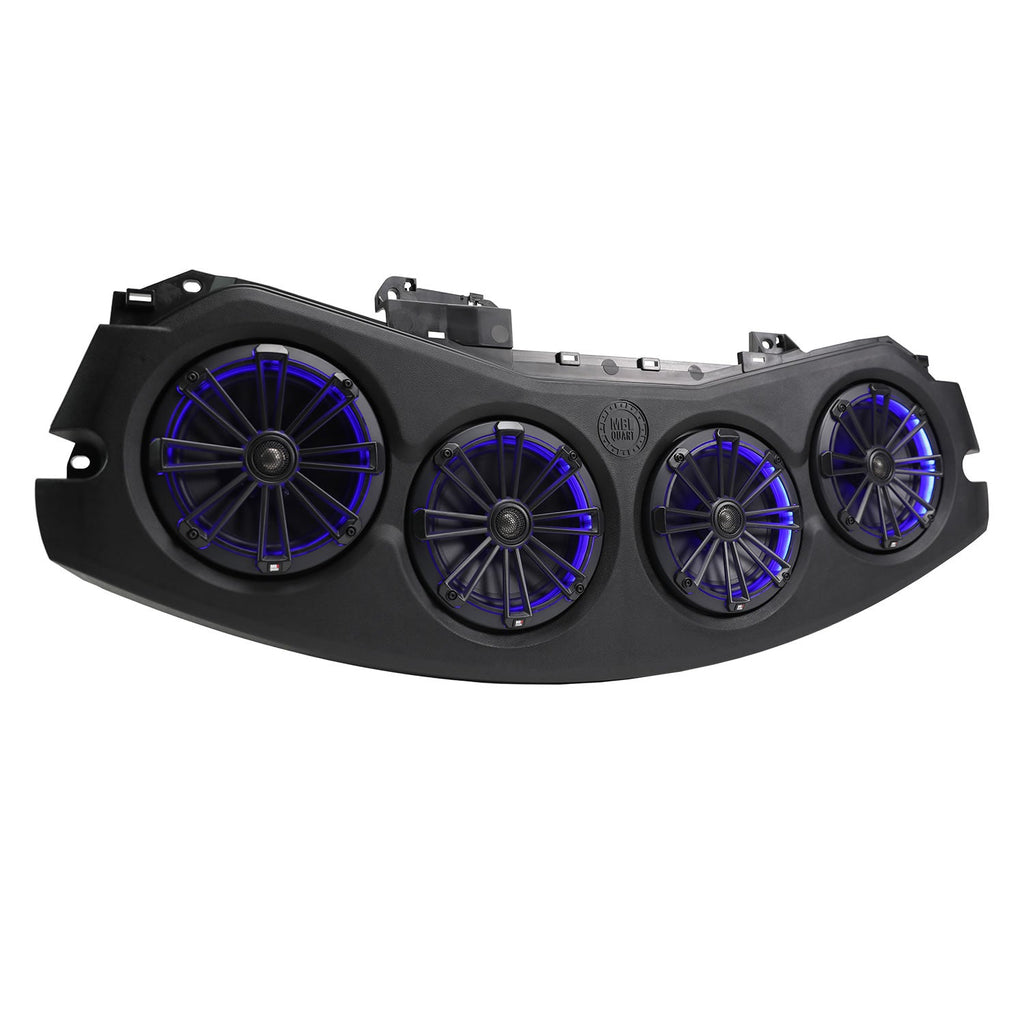 MBQJ-48CRGB24+ Jeep® Wrangler (JL) / Gladiator (JT) 2024-Current Tuned Rear Soundbar with 8 Inch Coaxial Speakers, Enclosure, and Addressable RGB LED Lighting