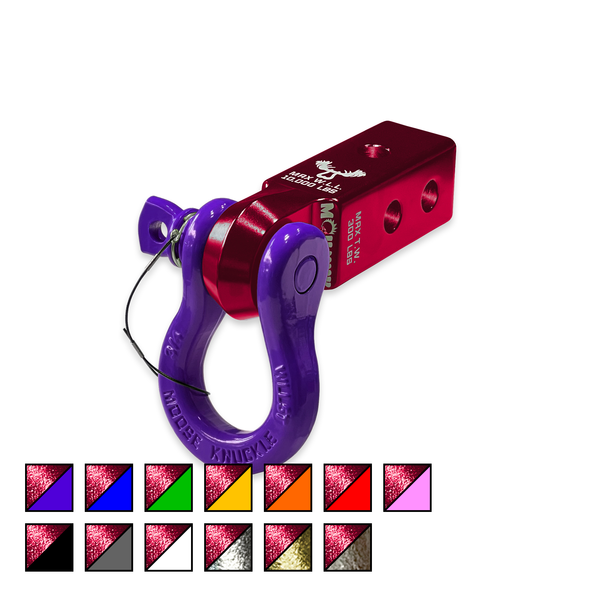B'oh 3/4 Spin Pin Shackle and Mohawk 2.0 Receiver Combo