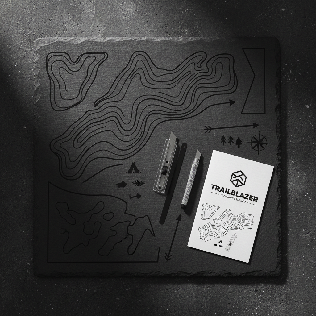 DIY Topographic Vinyl Kit