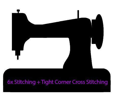 6x Edge Stitching + Tight Corner Cross Stitch + { $6.99 }