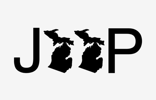 Michigan J Decal