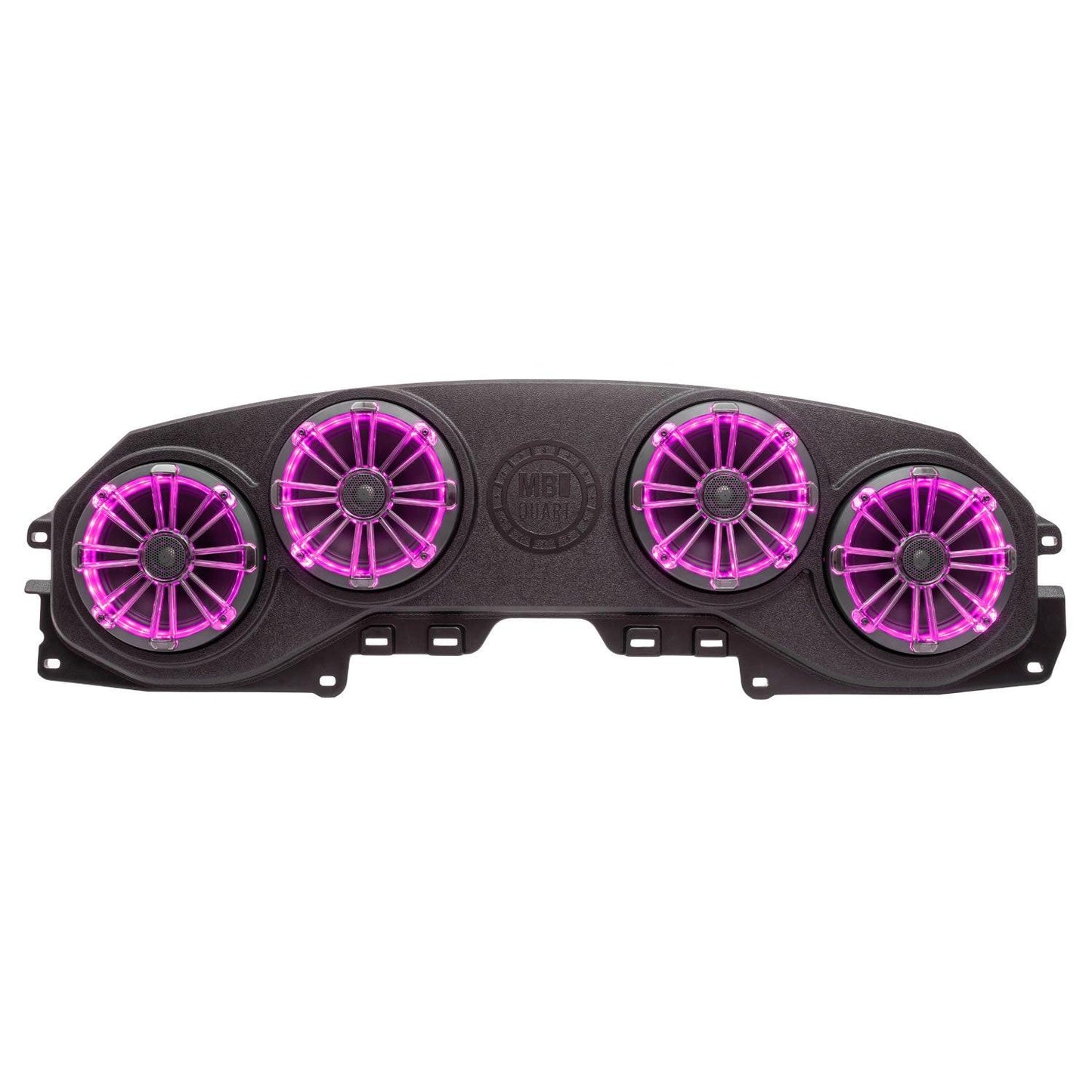 MBQJ-48CRGB Jeep® Wrangler (JL) / Gladiator (JT) Tuned Rear Soundbar with 8 Inch Coaxial Speakers, Enclosure, and RGB LED Lighting