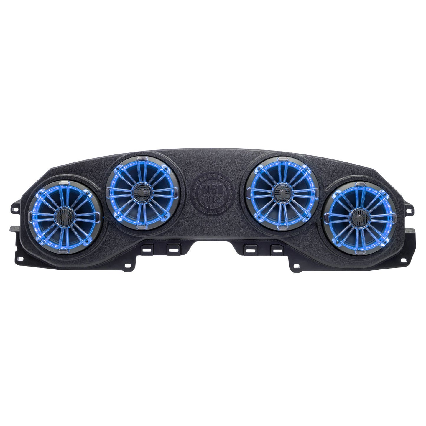 MBQJ-48CRGB Jeep® Wrangler (JL) / Gladiator (JT) Tuned Rear Soundbar with 8 Inch Coaxial Speakers, Enclosure, and RGB LED Lighting