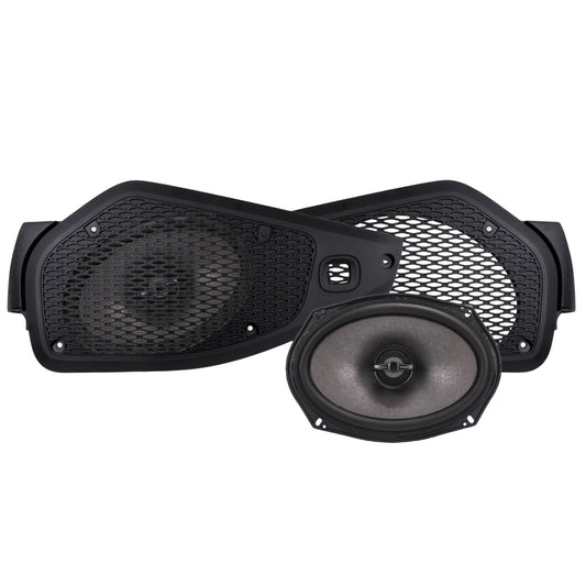 JC2-169 6×9 Inch Jeep® Wrangler (JL) / Gladiator (JT) Tuned Rear Coaxial Speakers Upgrade 24-26