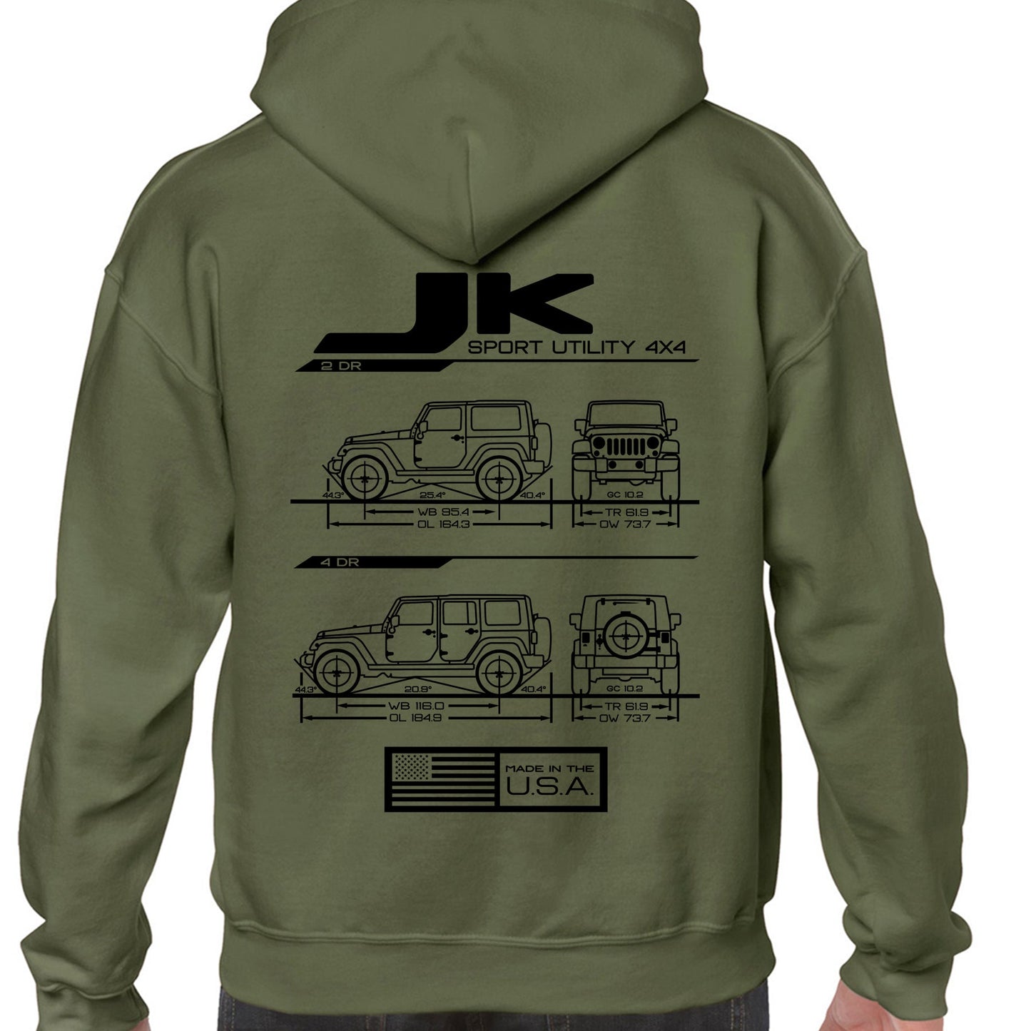 JK Blueprint Pullover Hoodie