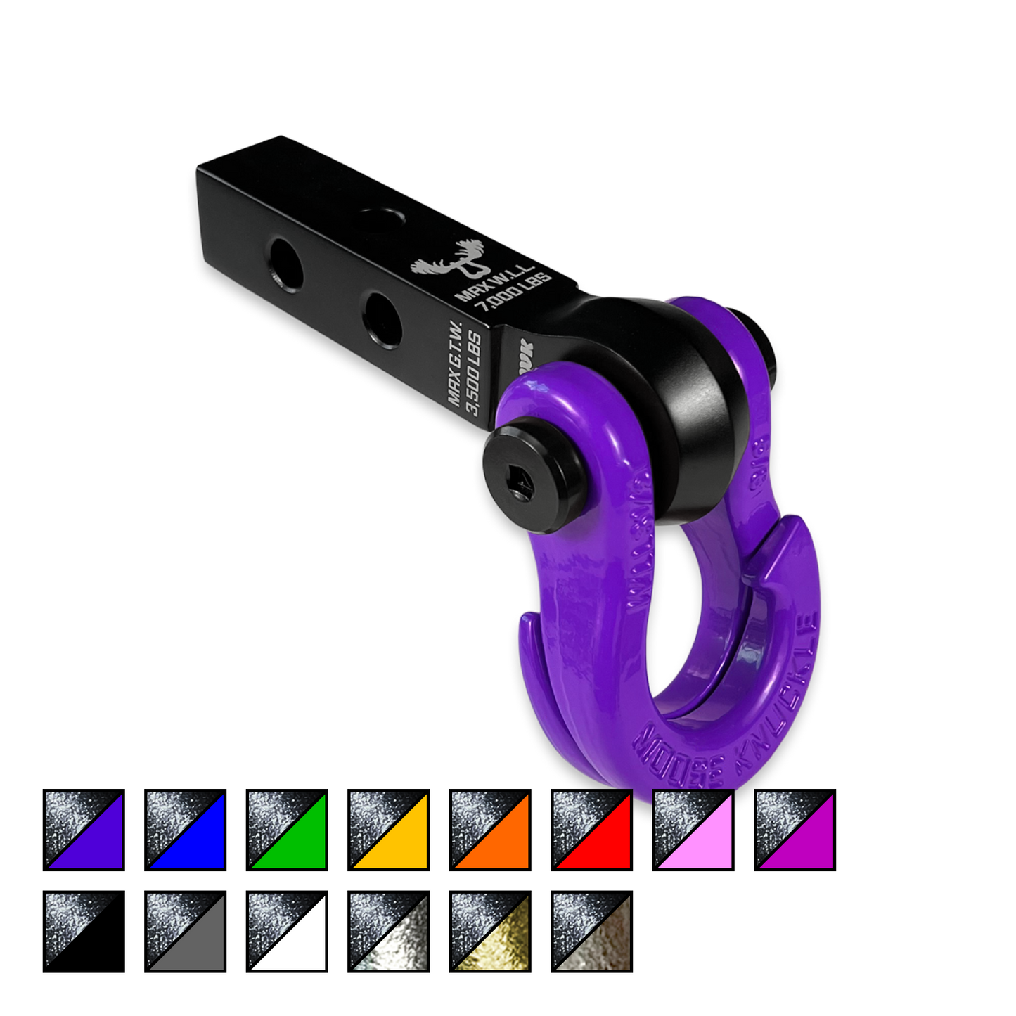 Jowl 5/8 Split Shackle and Mohawk 1.25 Receiver Combo