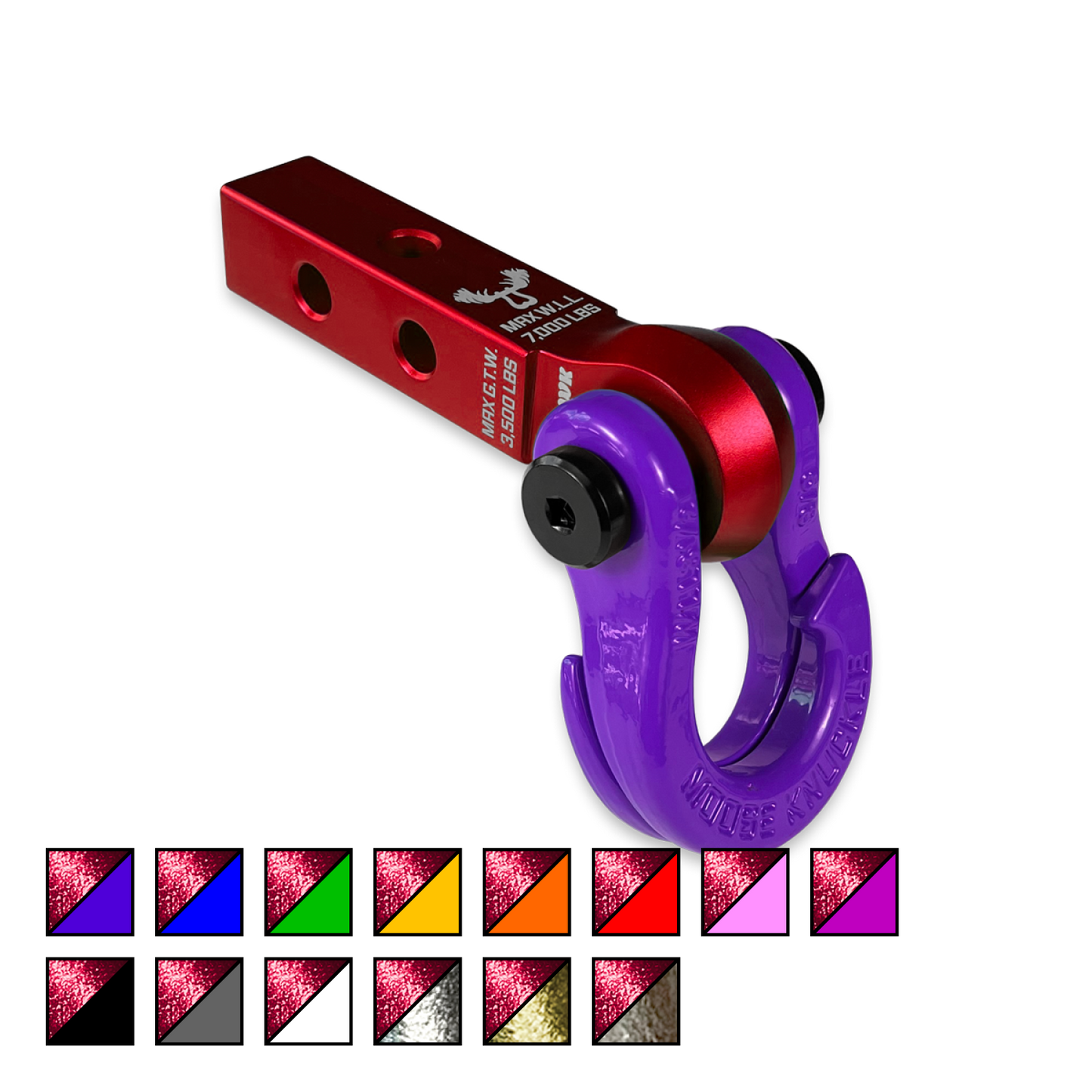 Jowl 5/8 Split Shackle and Mohawk 1.25 Receiver Combo